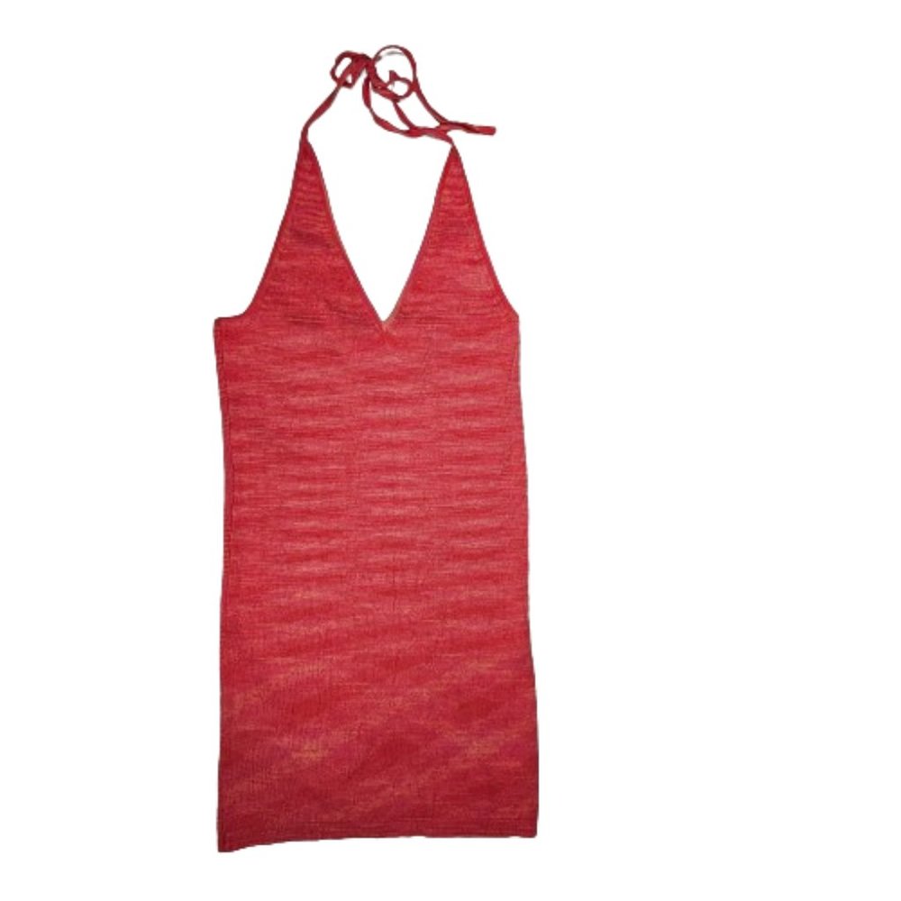 Wild Fable Sweater Halter Dress Pink Space Dye Women's Size XXL - Picture 1 of 6
